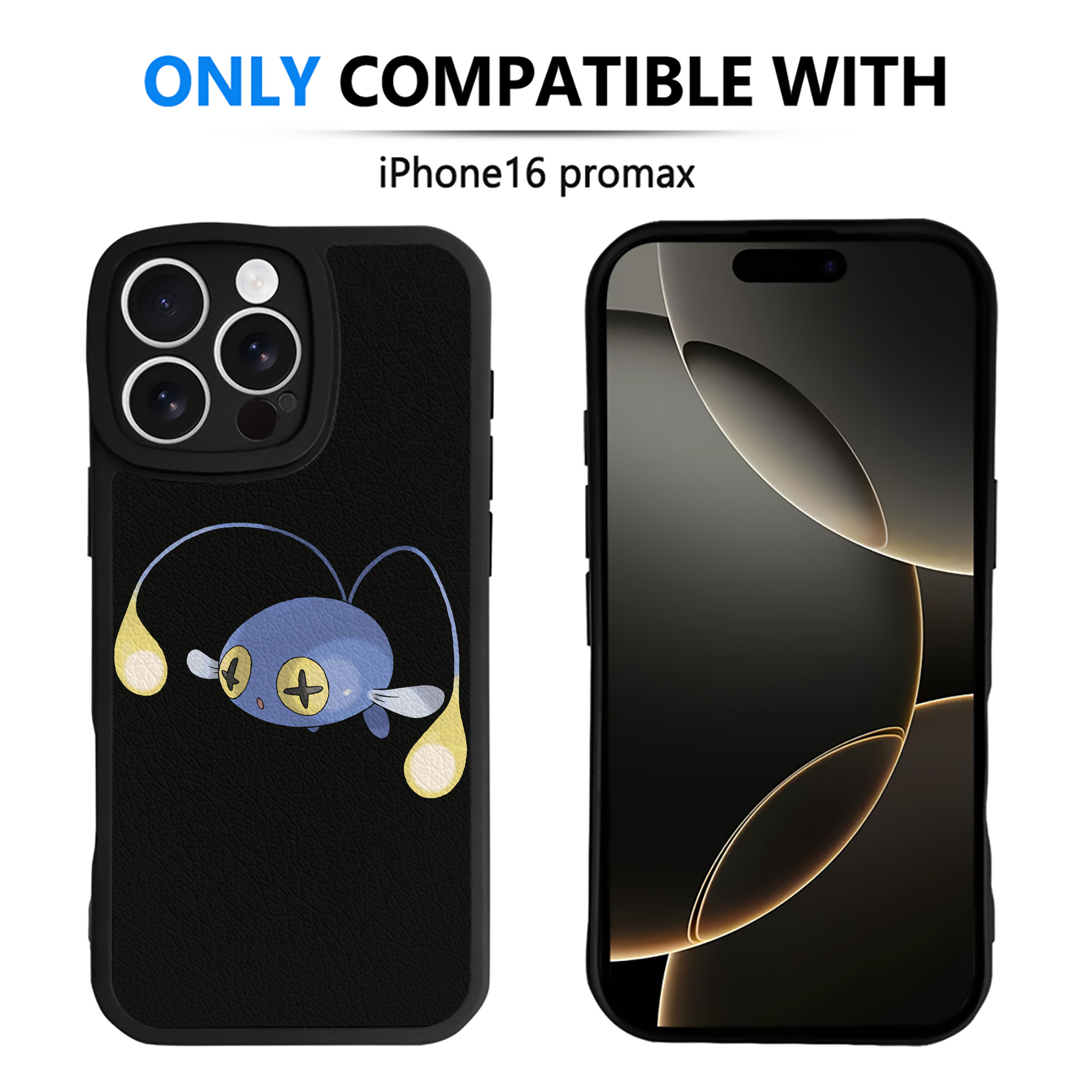 （画像用） ポケットモンスター Pokémon 【iPhone 16シリーズ対応】シリコンスマホケース（レザー調） 材質：シリコン